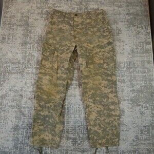 ACU Pants Men's Medium Trousers Digital Camo Ripstop Army Flame Resistant Insect